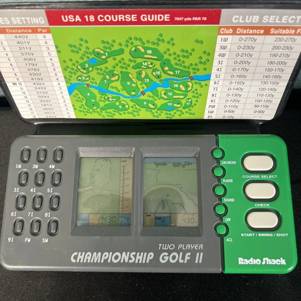Radio Shack experience golf